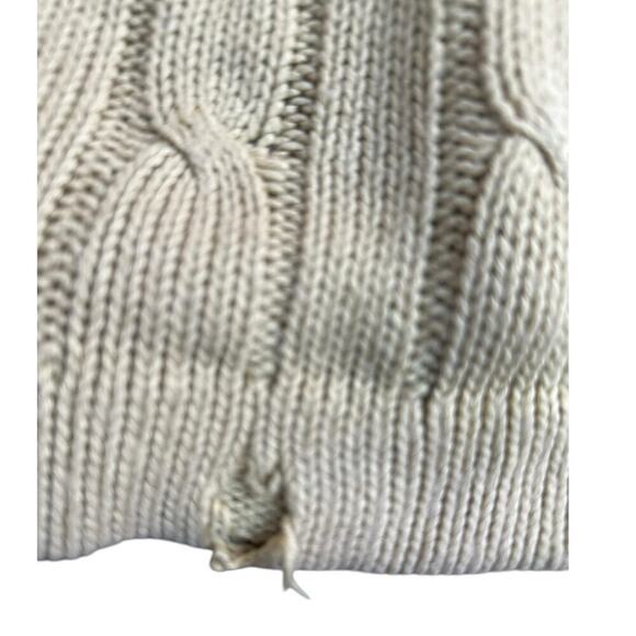 Rebel Lord Men's Cream Long Sleeves Button Front Cardigan Sweater Size Large - Picture 6 of 8